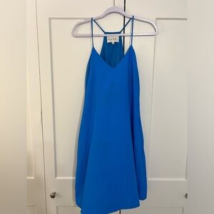 Nicole Miller Short blue casual flowy dress size 10